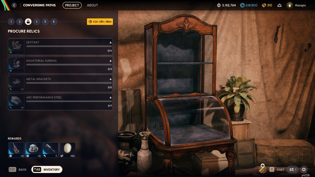 Converging Paths Stage 3 — Procure Relics requirements in ARC Raiders