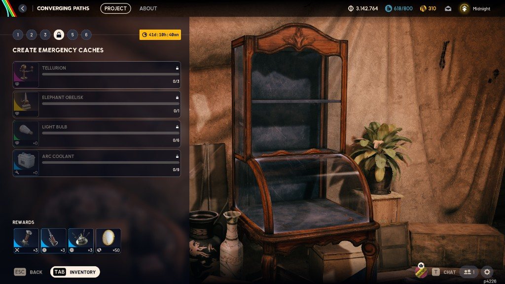 Converging Paths Stage 4 — Create Emergency Caches requirements in ARC Raiders