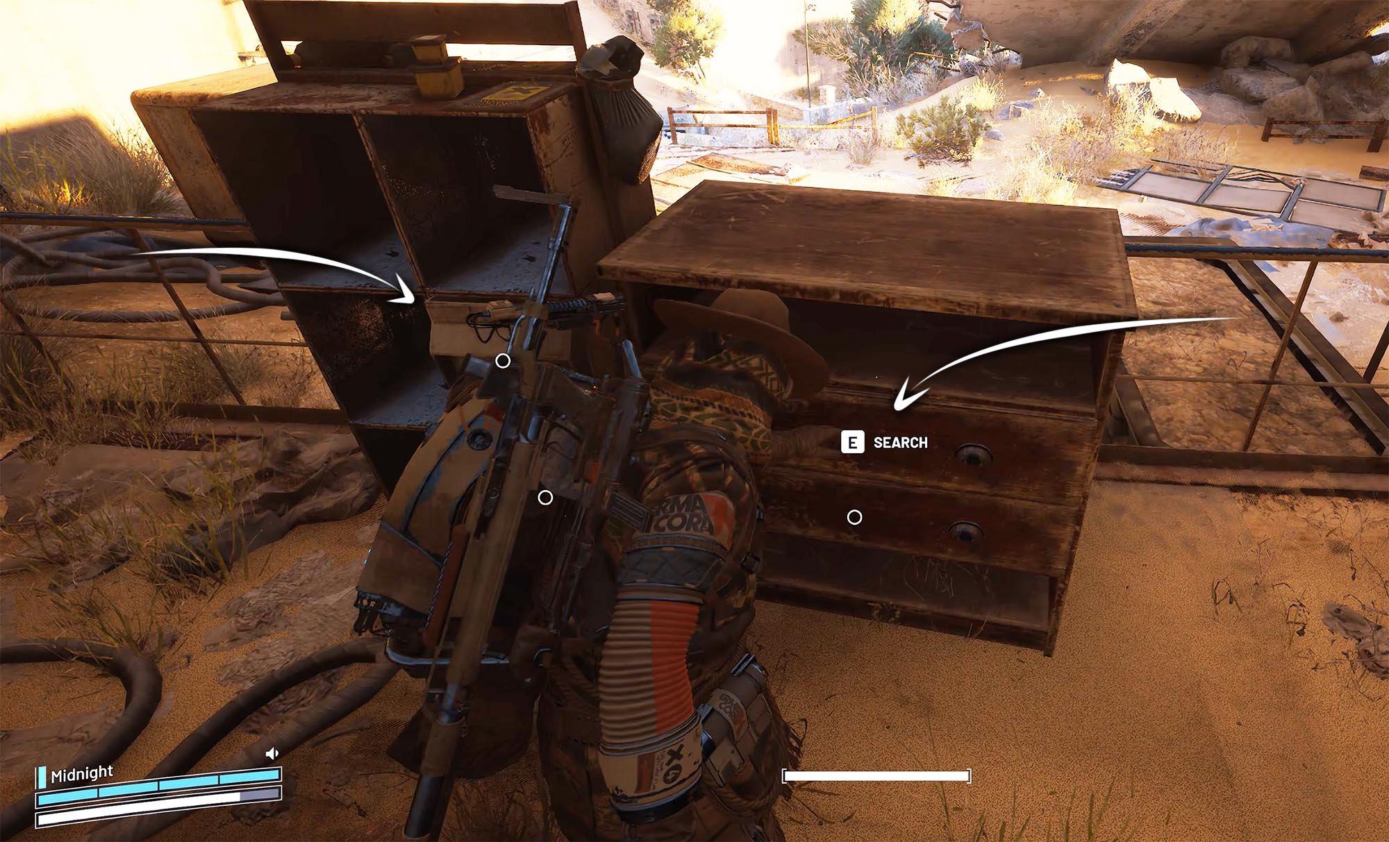 Drawers and cabinets in residential area