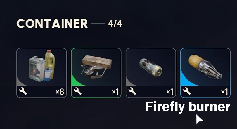 Firefly Burner loot screenshot