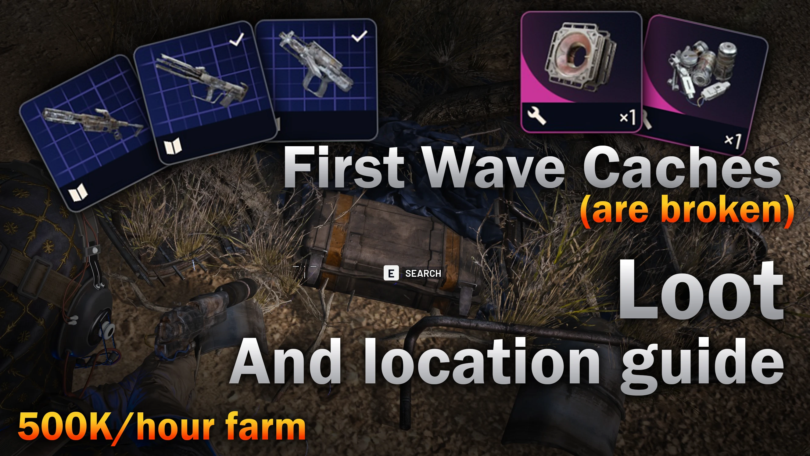 First Wave Cache Locations Guide