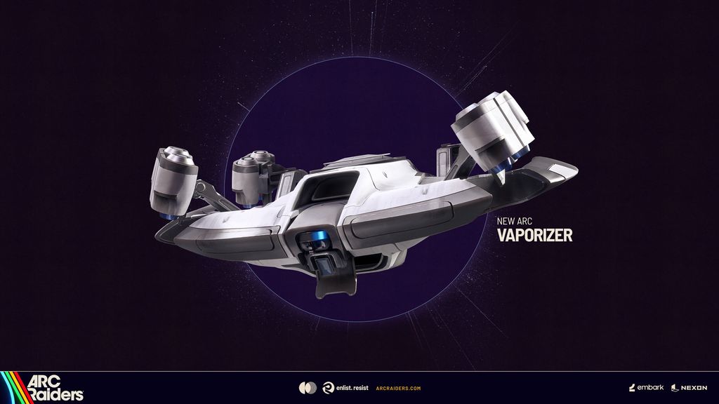 The Vaporizer - new flying ARC enemy with laser attacks