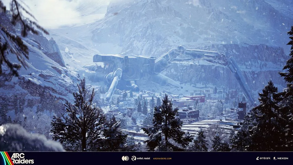 Official Pendola Pass image from the ARC Raiders Frozen Trail First Look