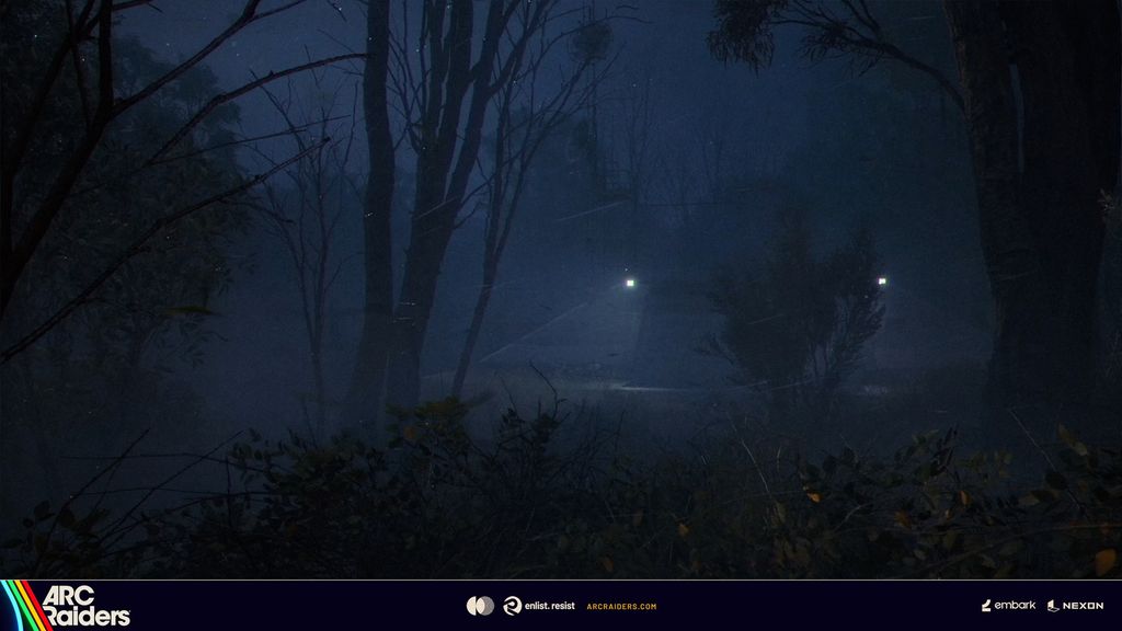 Reduced visibility in the Hurricane map condition