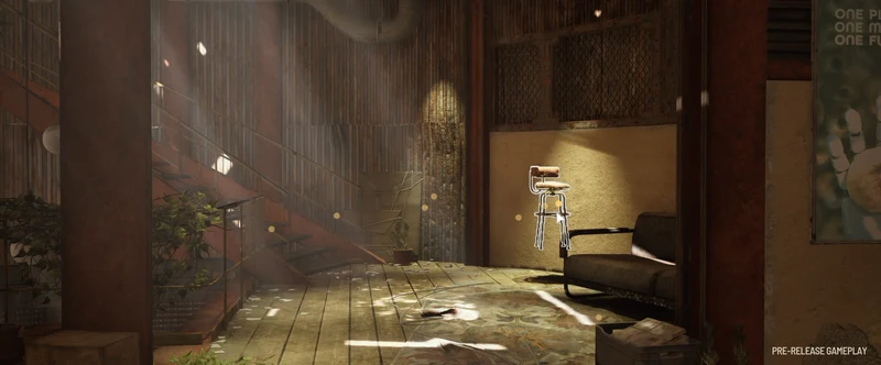 ARC Raiders Outpost - Overgrown entrance corridor