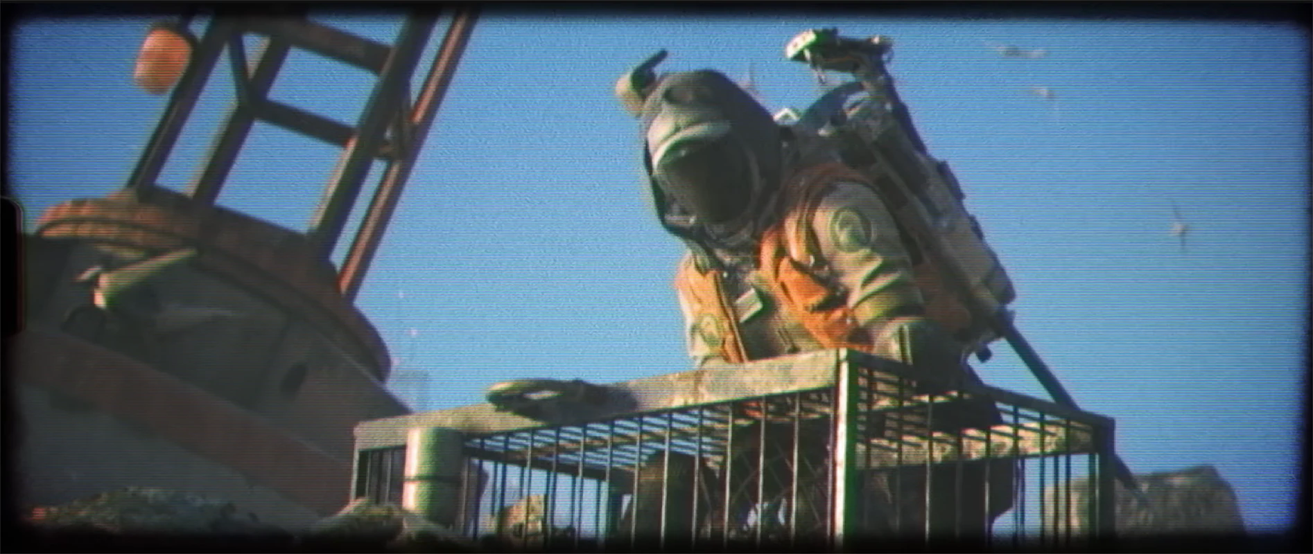 Raider deploying a bird cage at a buoy in ARC Raiders Riven Tides