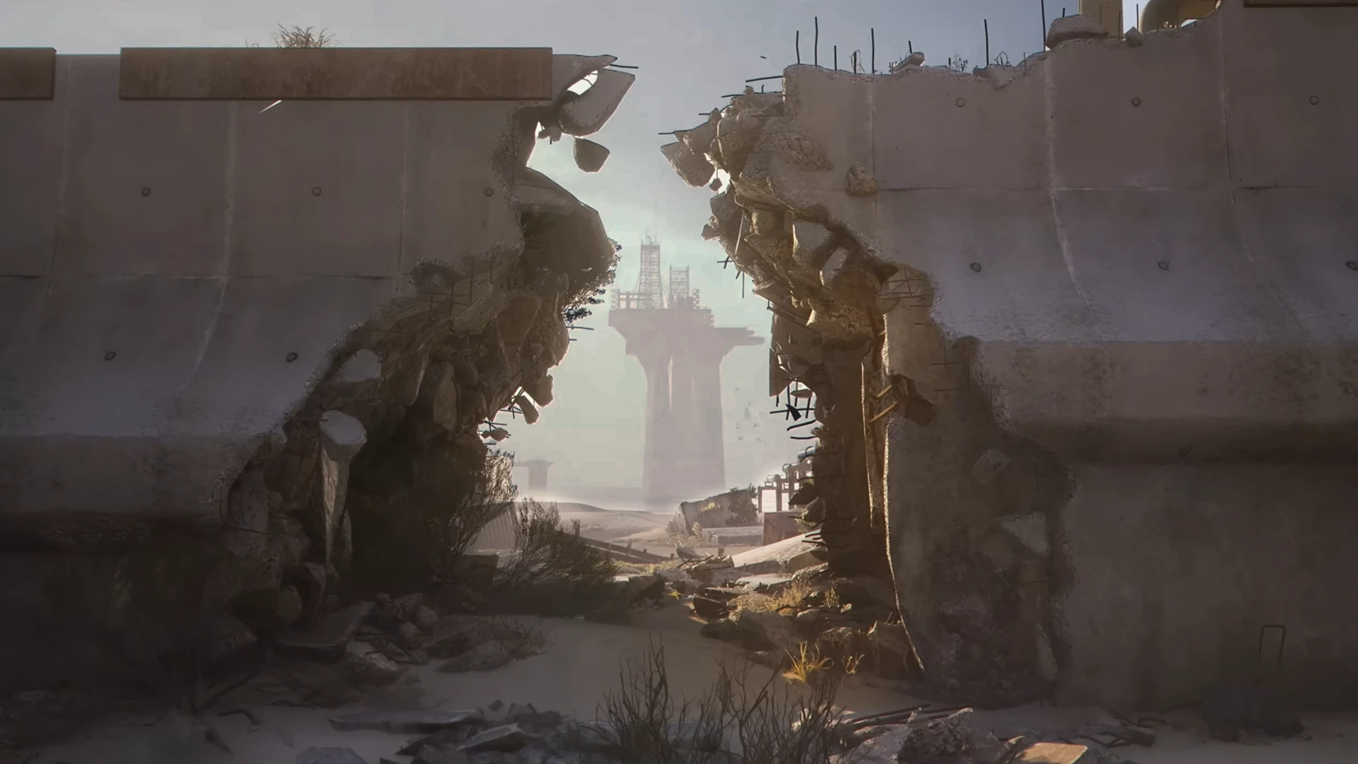 Riven Tides oil rig structure shot 2 — ARC Raiders new map