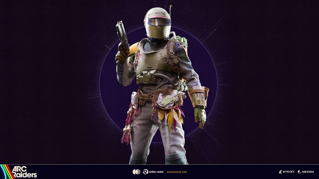 The Scorta heavy armor outfit - Trials Season 5 reward in ARC Raiders